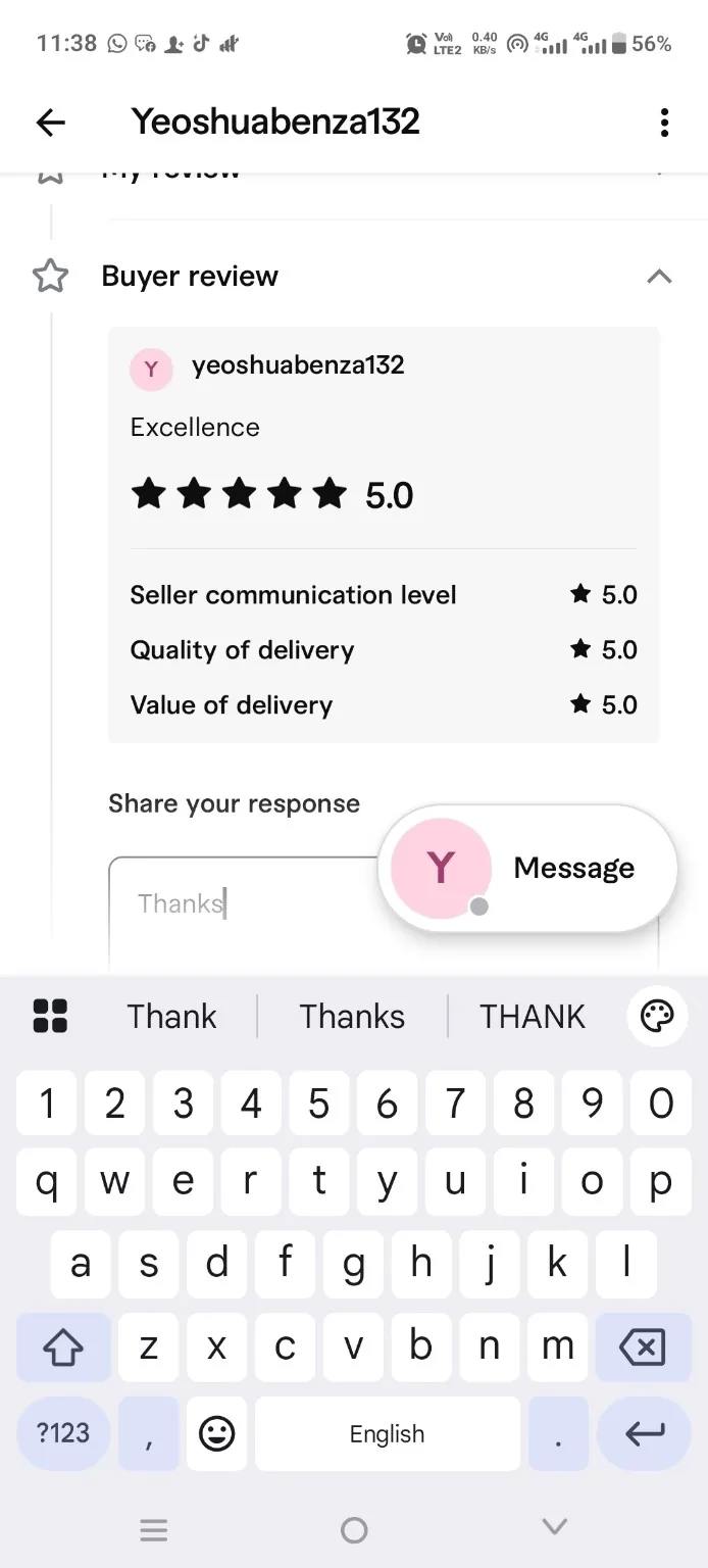 Verified Fiverr review 4